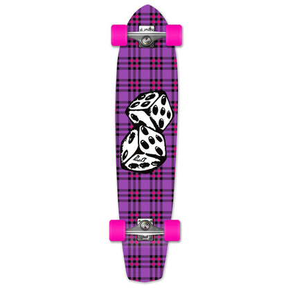 Yocaher Slimkick Longboard Complete - Dice