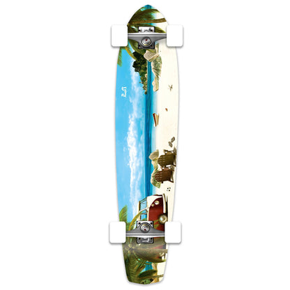 Yocaher Slimkick Longboard Complete - Getaway