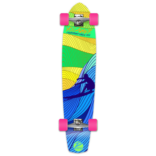 Yocaher Slimkick Longboard Complete - Surf's up