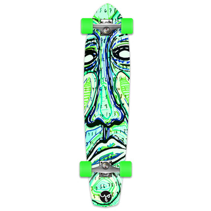 Yocaher Slimkick Longboard Complete - Countdown