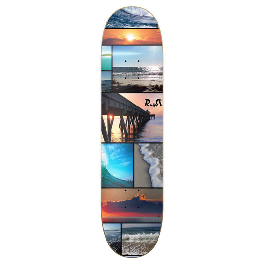 Graphic Seaside Skateboard Deck