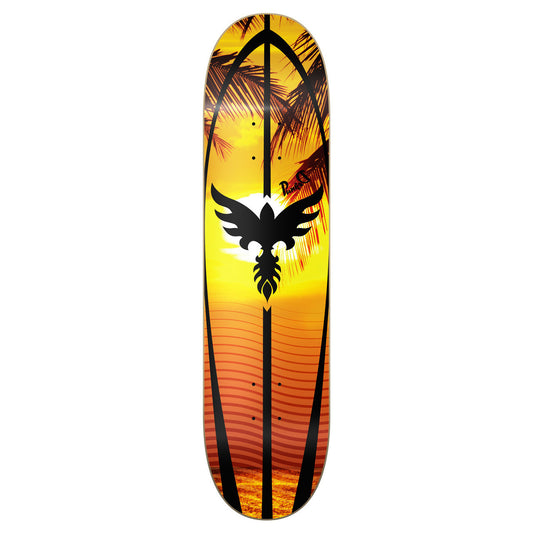 Graphic Sunset Skateboard Deck