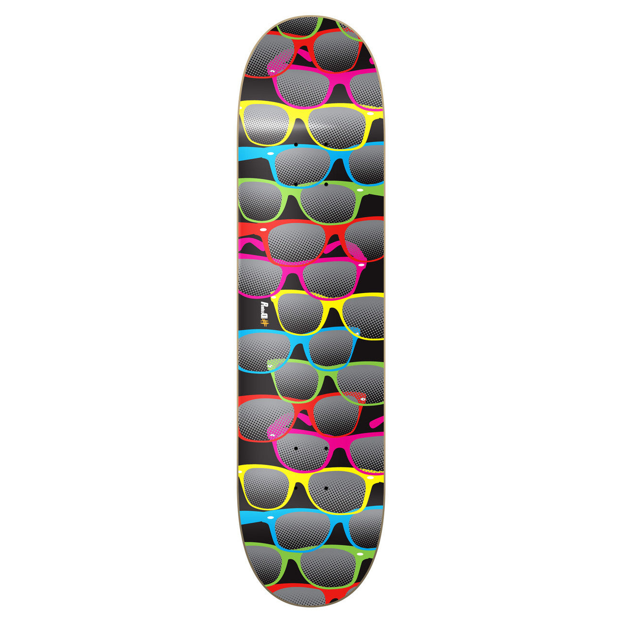 Graphic Shades Black Skateboard Deck