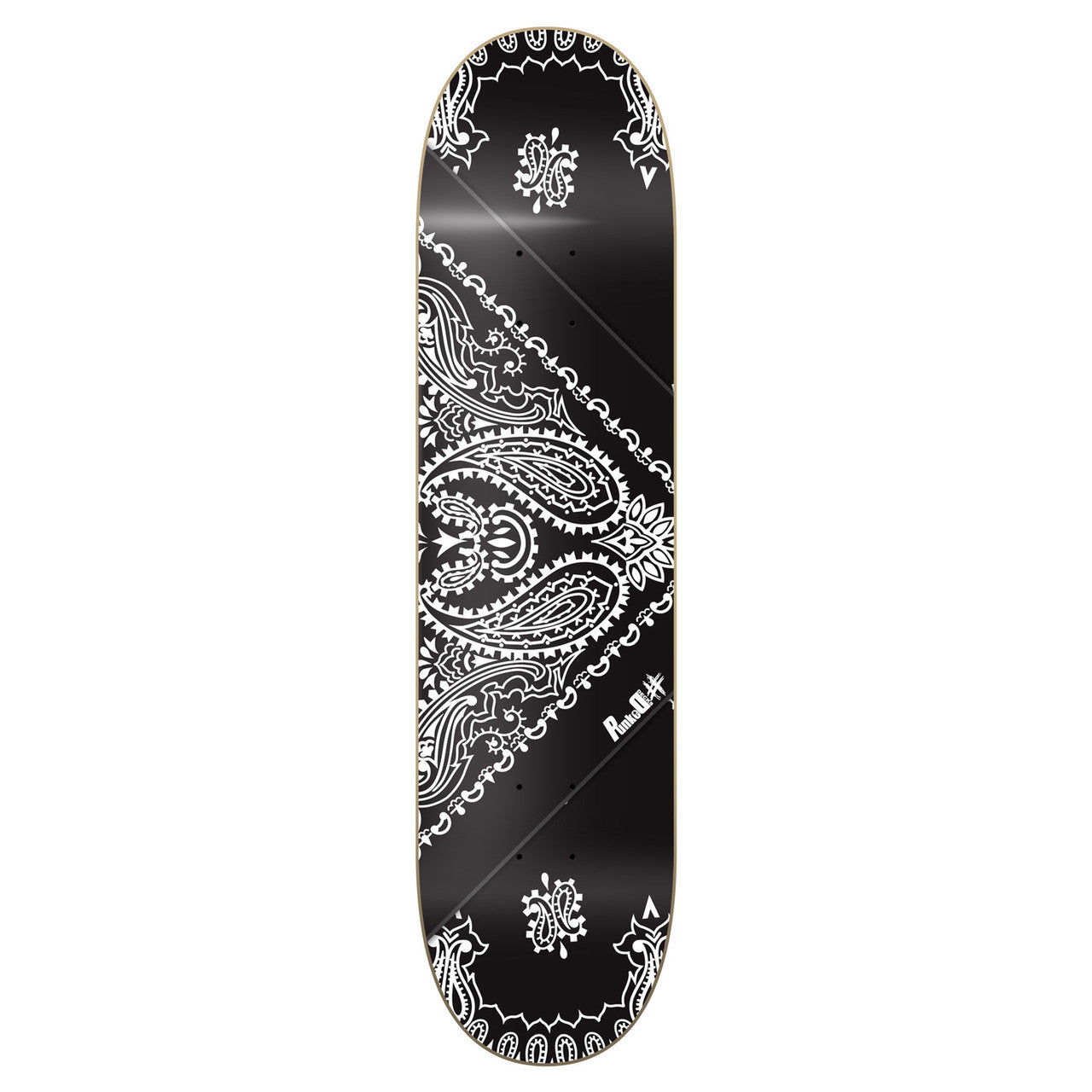 Graphic Skateboard Deck - Bandana Black