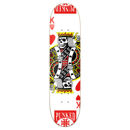 Graphic King of Hearts Skateboard Deck