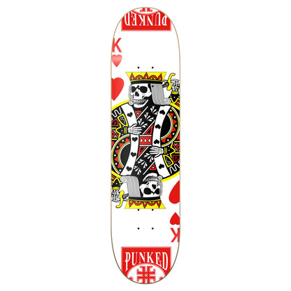 Graphic King of Hearts Skateboard Deck