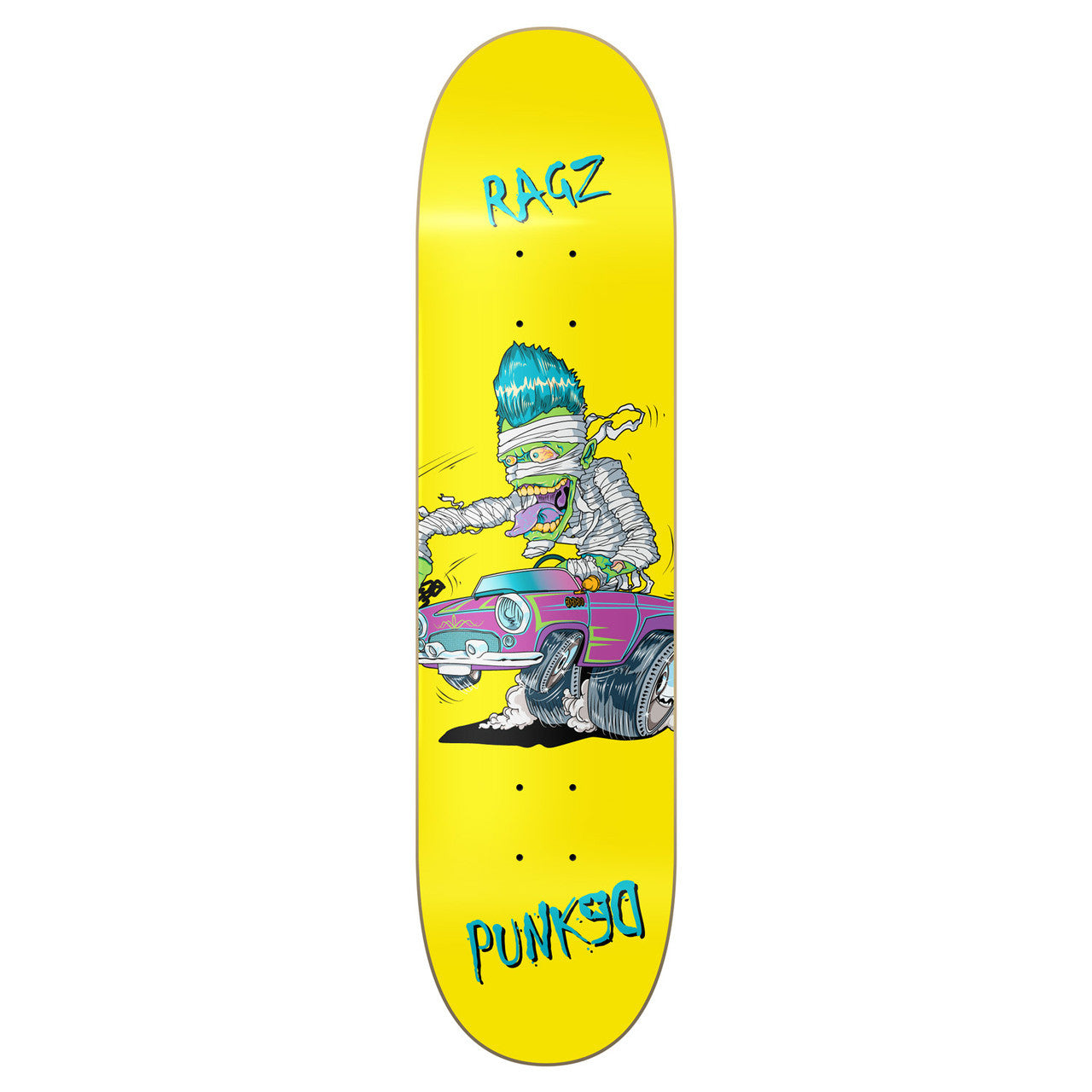 Graphic Hot Rod Ragz Skateboard Deck