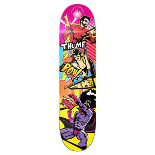 Graphic Skateboard Deck - Comix Series - Action
