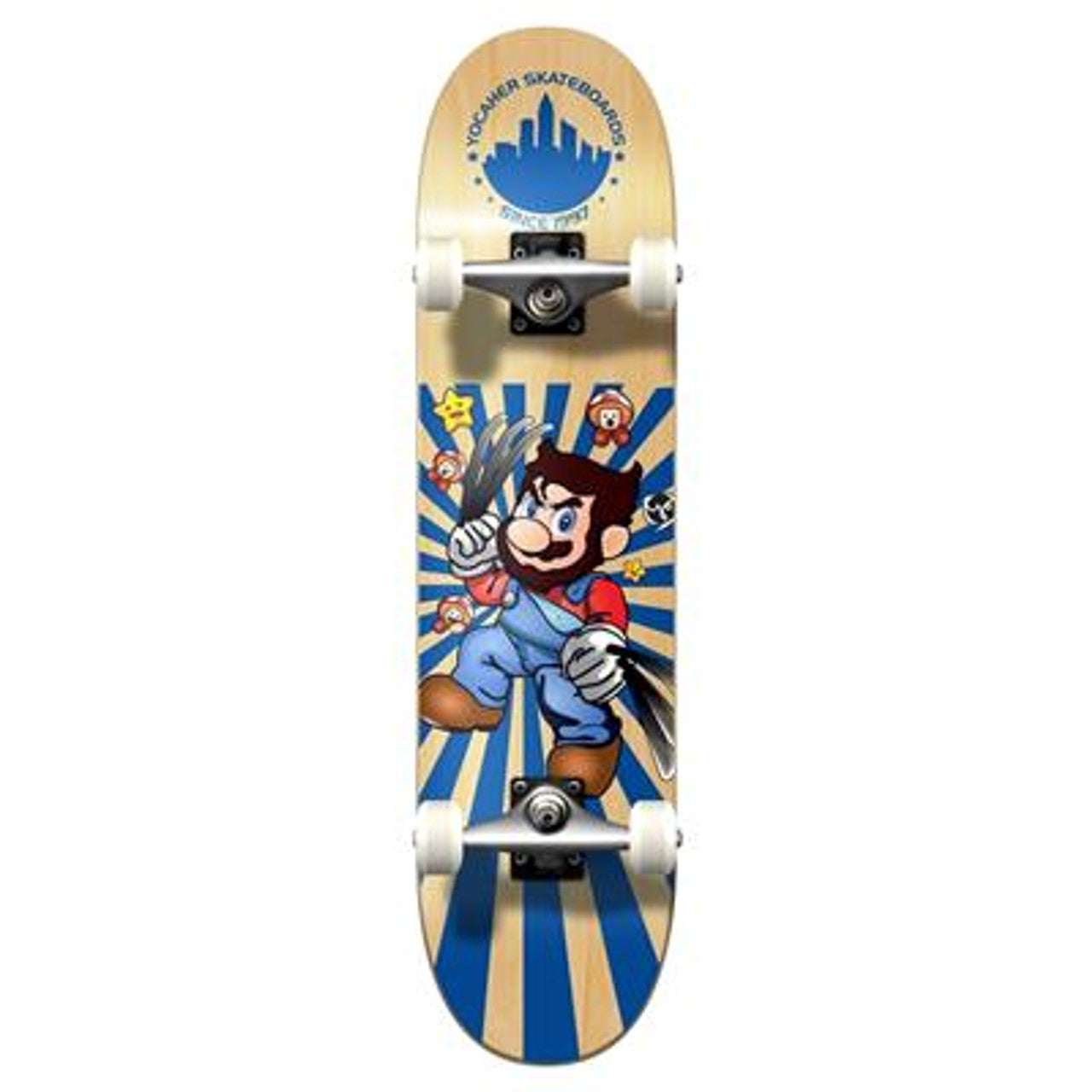 Yocaher Complete Skateboard 7.75" - Retro Series - Snikt