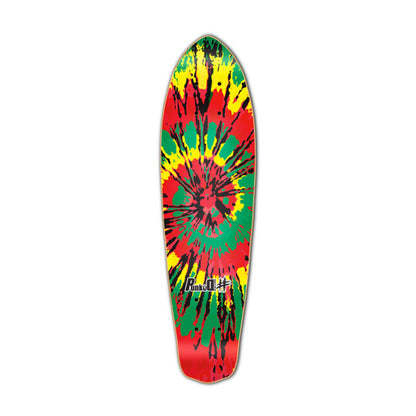 Yocaher Micro Cruiser Deck - Tiedye Rasta