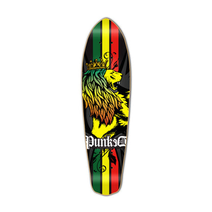 Yocaher Micro Cruiser Deck - Rasta  Deck