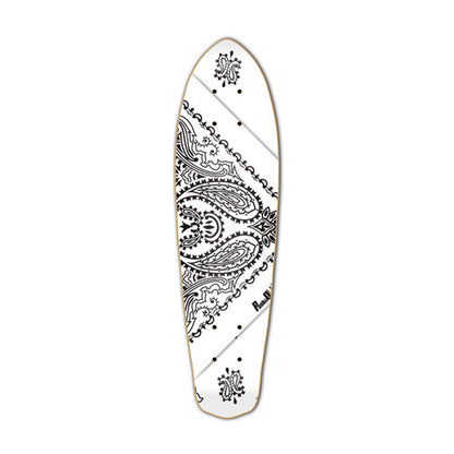 Yocaher Micro Cruiser Deck - Bandana White