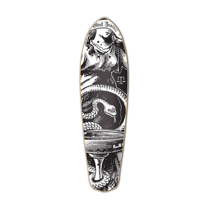 Yocaher Micro Cruiser Deck - Black Blind Justice