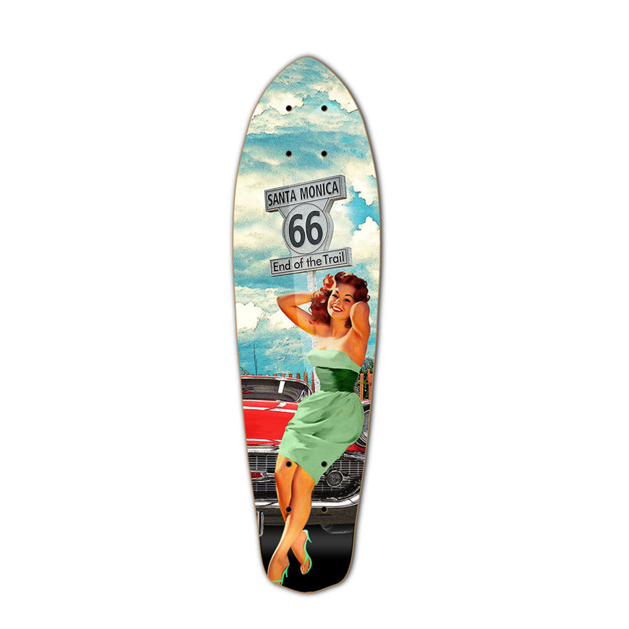 Yocaher Micro Cruiser Deck - Route 66 Series - RTE-66