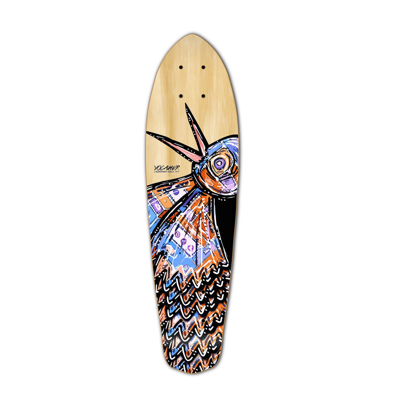 Yocaher Micro Cruiser Deck - The Bird Natural