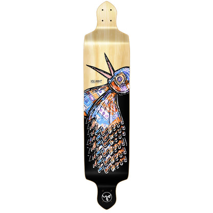 Yocaher Drop Down Longboard Deck - The Bird Natural