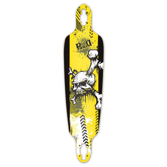 Yocaher Drop Through Longboard Deck - YSkull