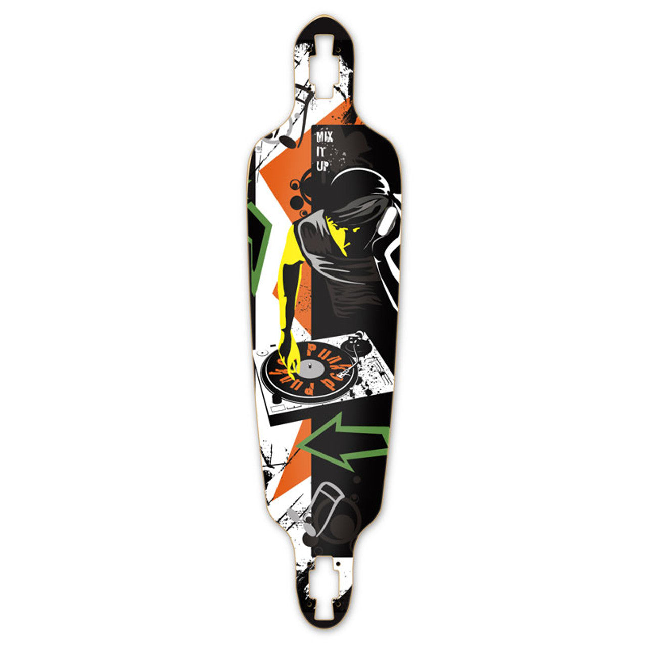 Yocaher Drop Through Longboard Deck - Mixitup