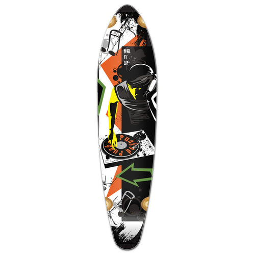 Yocaher Kicktail Longboard Deck - Mixitup