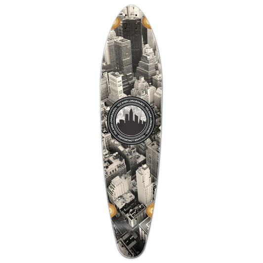 Yocaher Kicktail Longboard Deck - New York