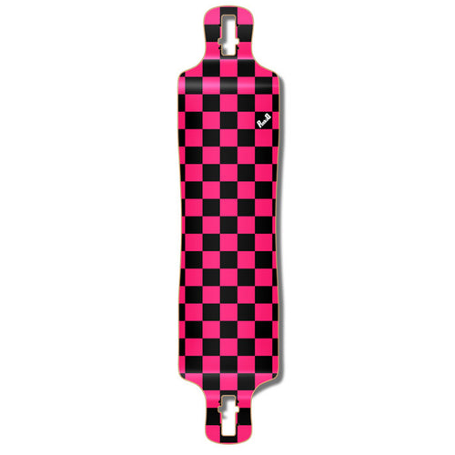 Yocaher Lowrider Longboard Deck - Checker Pink