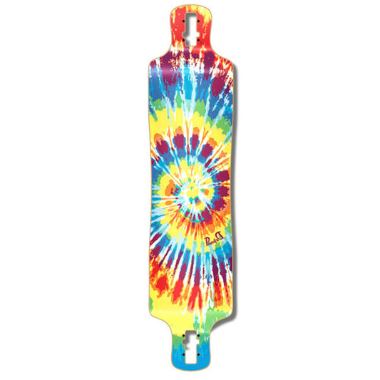 Yocaher Lowrider Longboard Deck - Tiedye Original