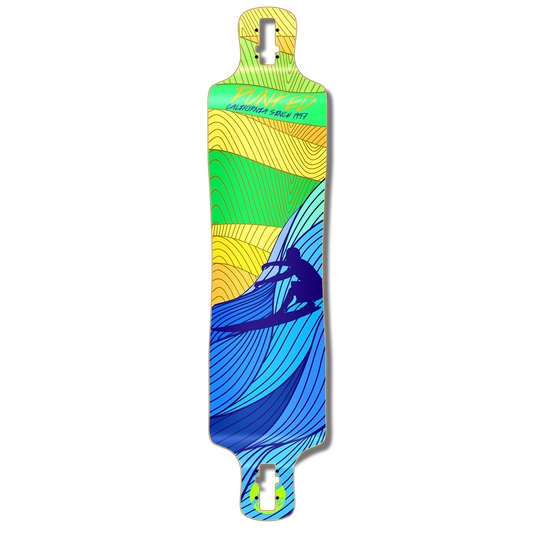 Yocaher Lowrider Longboard Deck - Surf's up