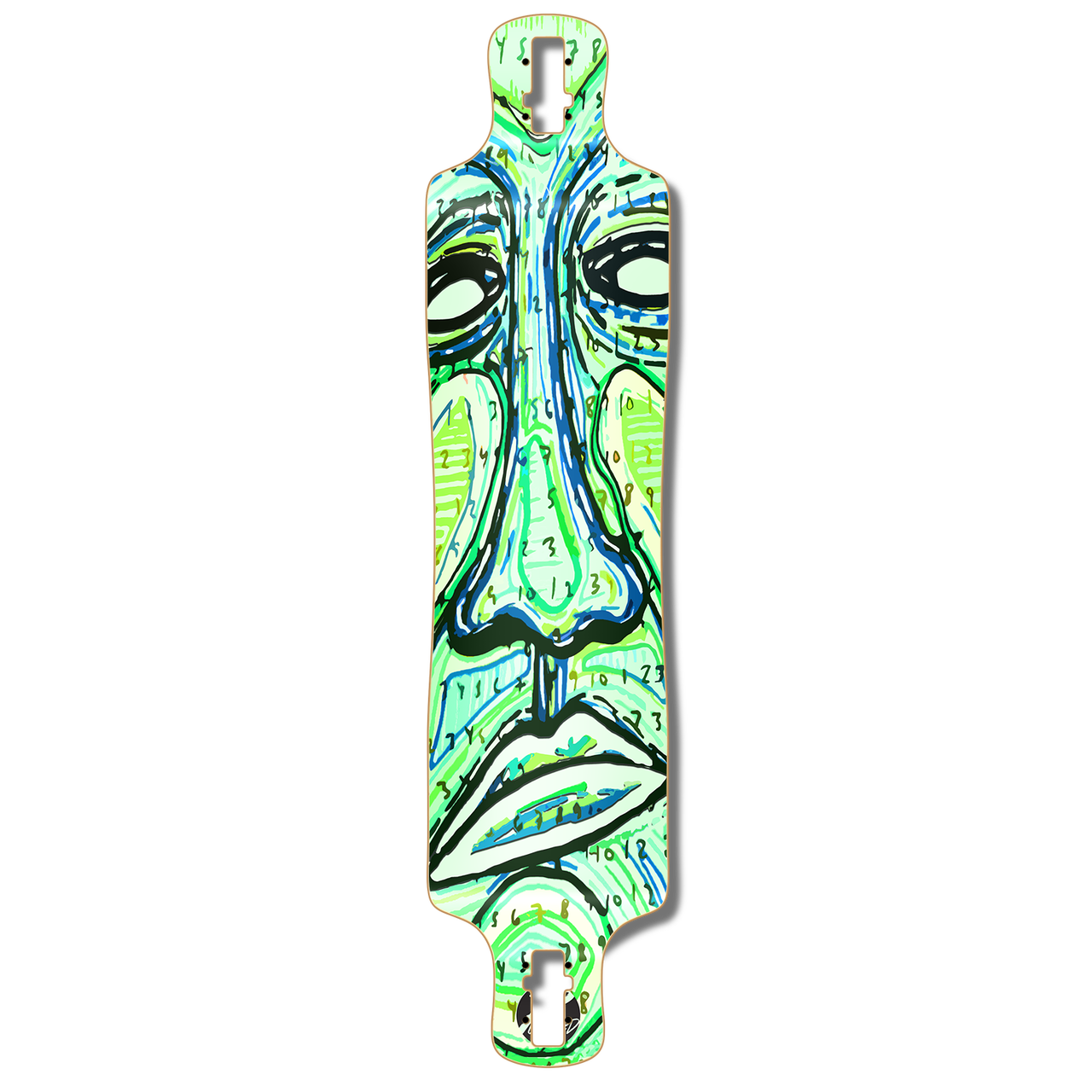 Yocaher Lowrider Longboard Deck - Countdown