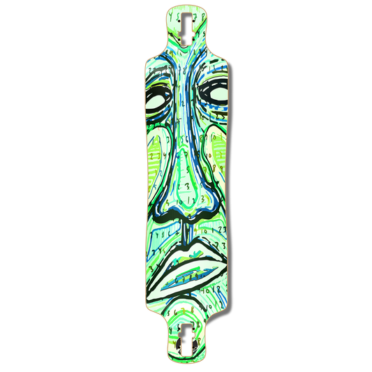 Yocaher Lowrider Longboard Deck - Countdown