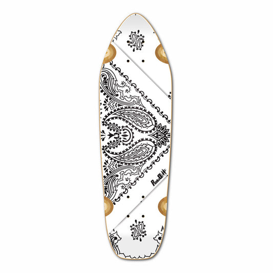 Yocaher Mini Cruiser Deck - Bandana White