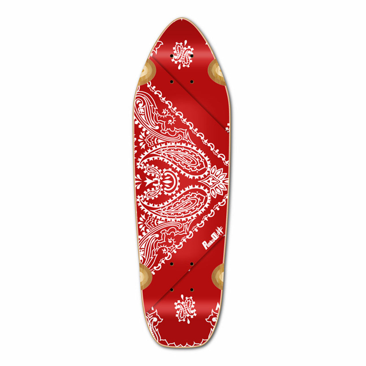 Yocaher Mini Cruiser Deck - Bandana Red