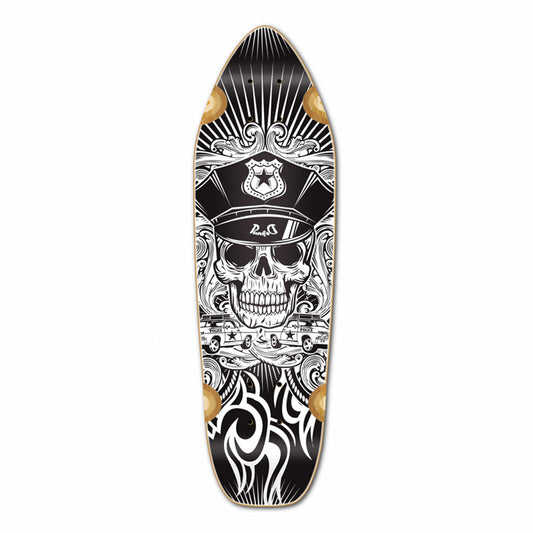 Yocaher Mini Cruiser Deck - Skull Cop