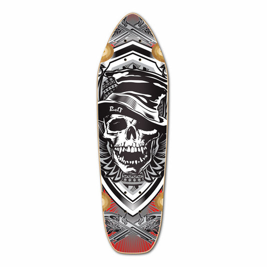 Yocaher Mini Cruiser Deck - Skull Hat