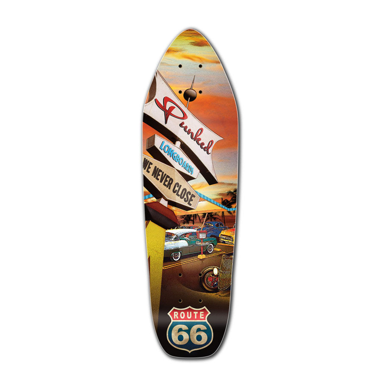 Yocaher Mini Cruiser Deck - Route 66 Series - Diner