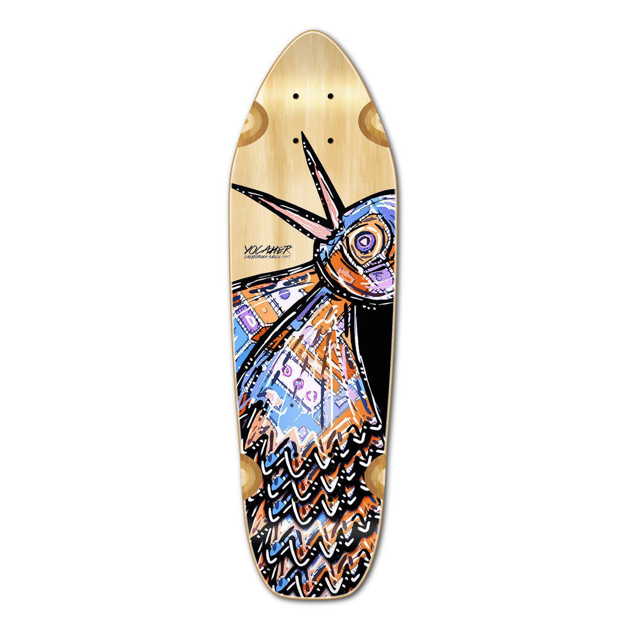 Yocaher Mini Cruiser Deck - The Bird Natural