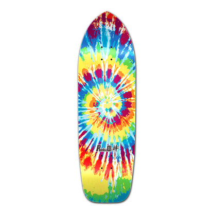 Yocaher Old School Longboard Deck - Tiedye Original