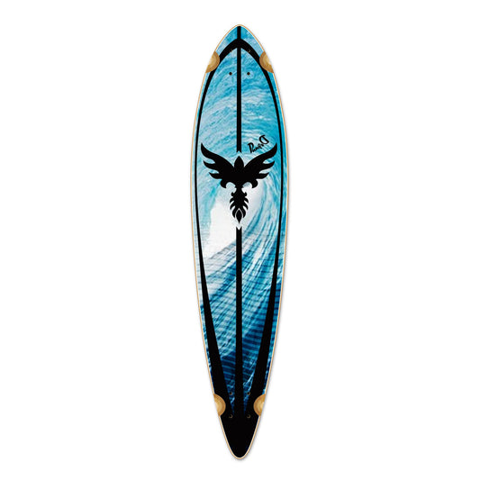 Yocaher Pintail Longboard Deck - Tsunami