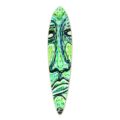 Yocaher Pintail Longboard Deck - Countdown