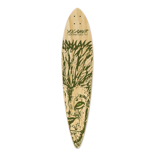 Yocaher Pintail Longboard Deck - Spirit Animal LION