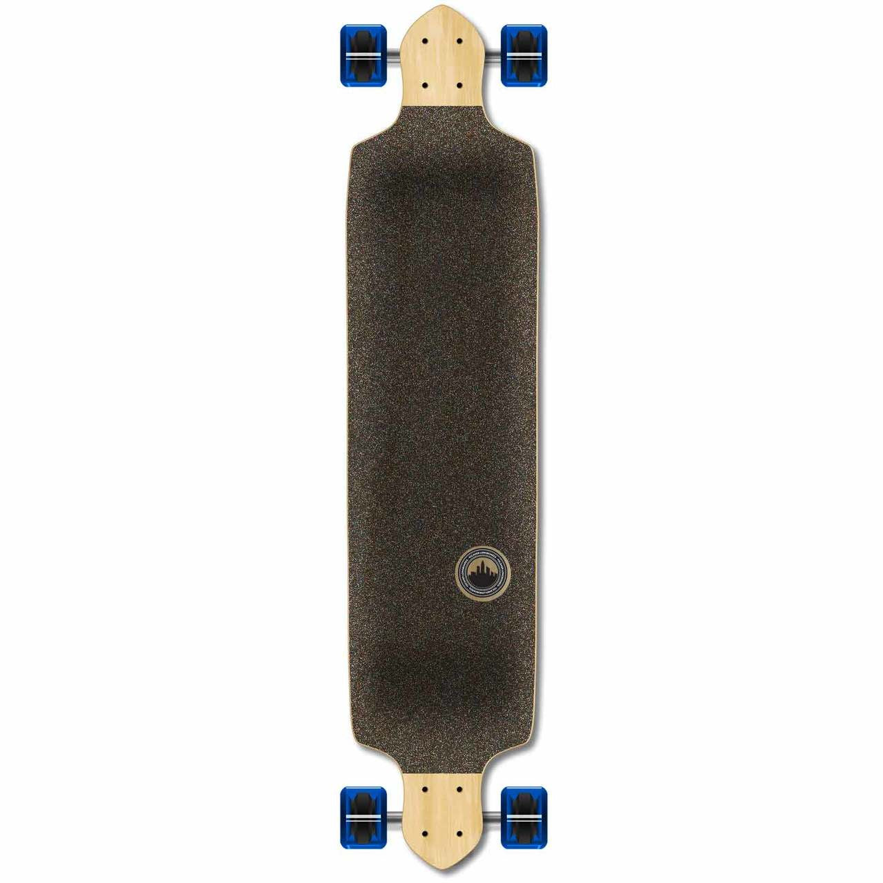 Yocaher Drop Down Longboard Complete - Stained Blue