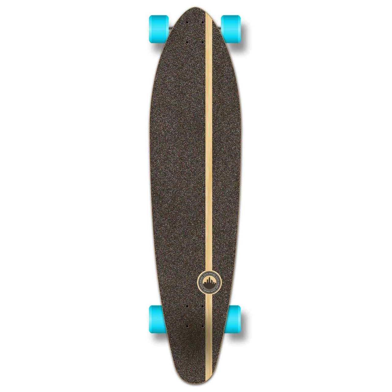Yocaher Kicktail Longboard Complete - Gradient Pink