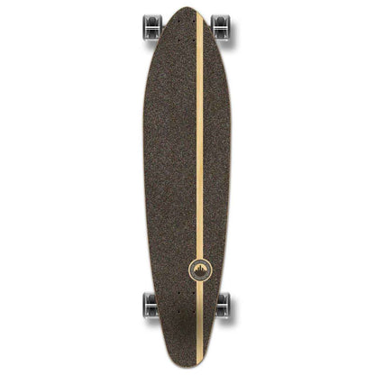 Yocaher Kicktail Longboard Complete - Checker Pink