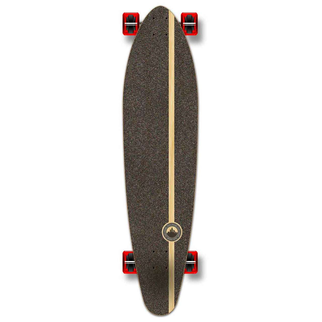Yocaher Kicktail Longboard Complete - Patriot