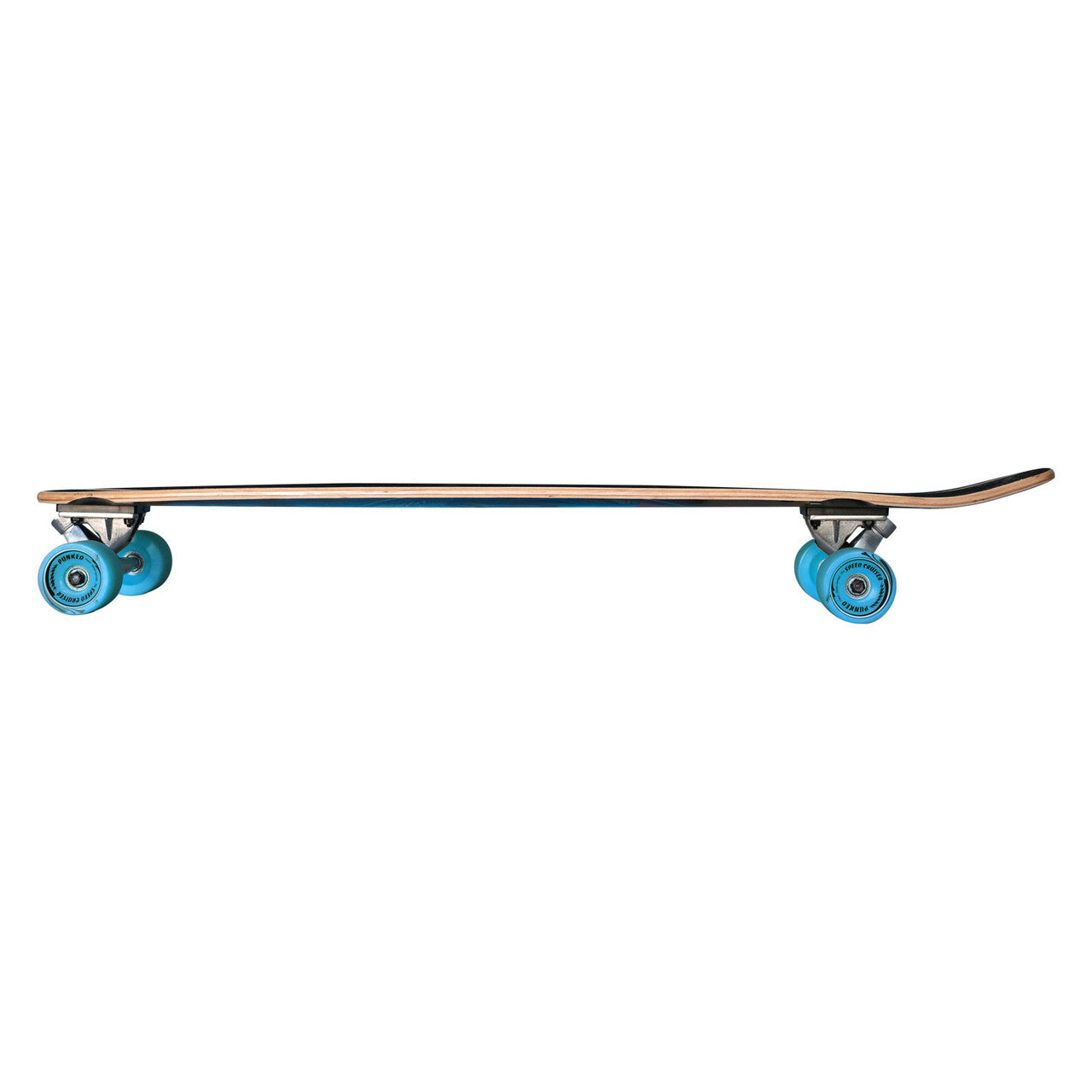 Yocaher Kicktail Longboard Complete - VW Bettle Series - Yellow