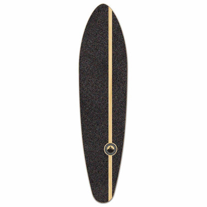 Yocaher Kicktail Longboard Deck - Palm City Rasta