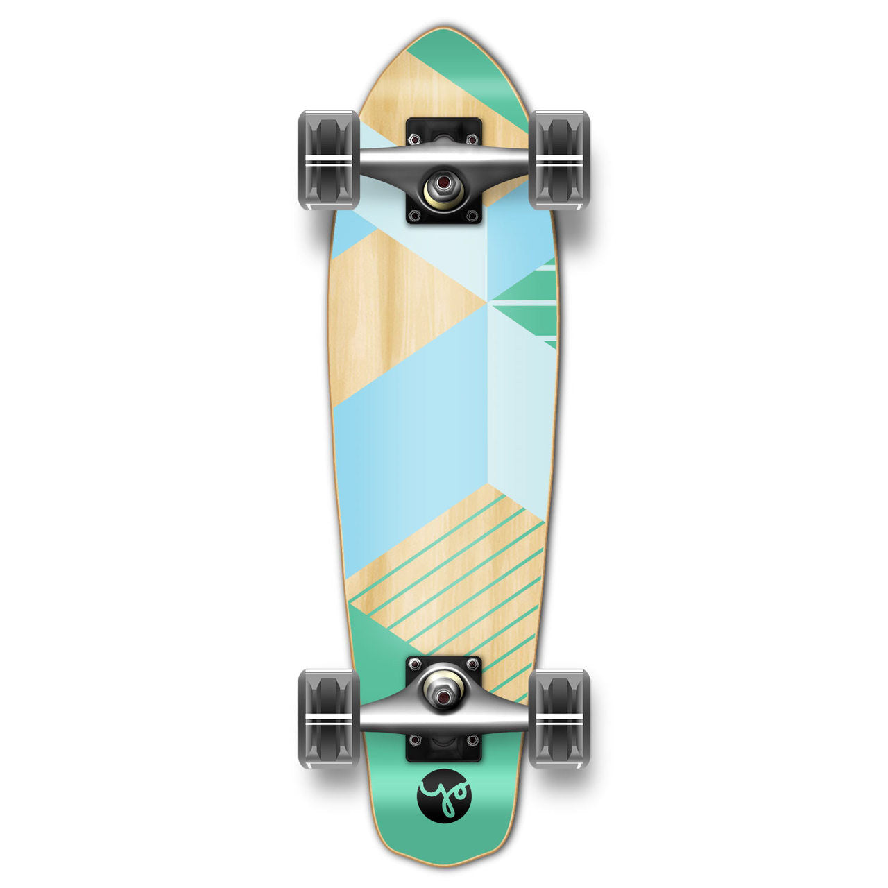 Yocaher Micro Cruiser Complete - Geometric Series - Green