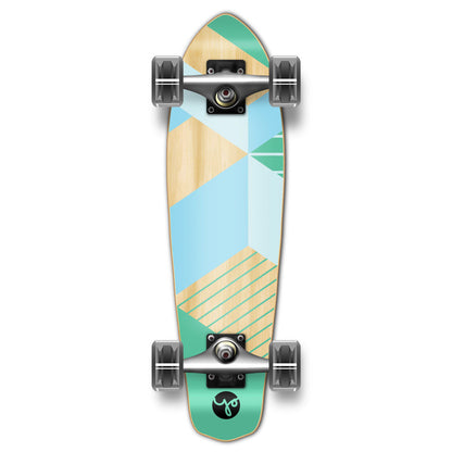 Yocaher Micro Cruiser Complete - Geometric Series - Green