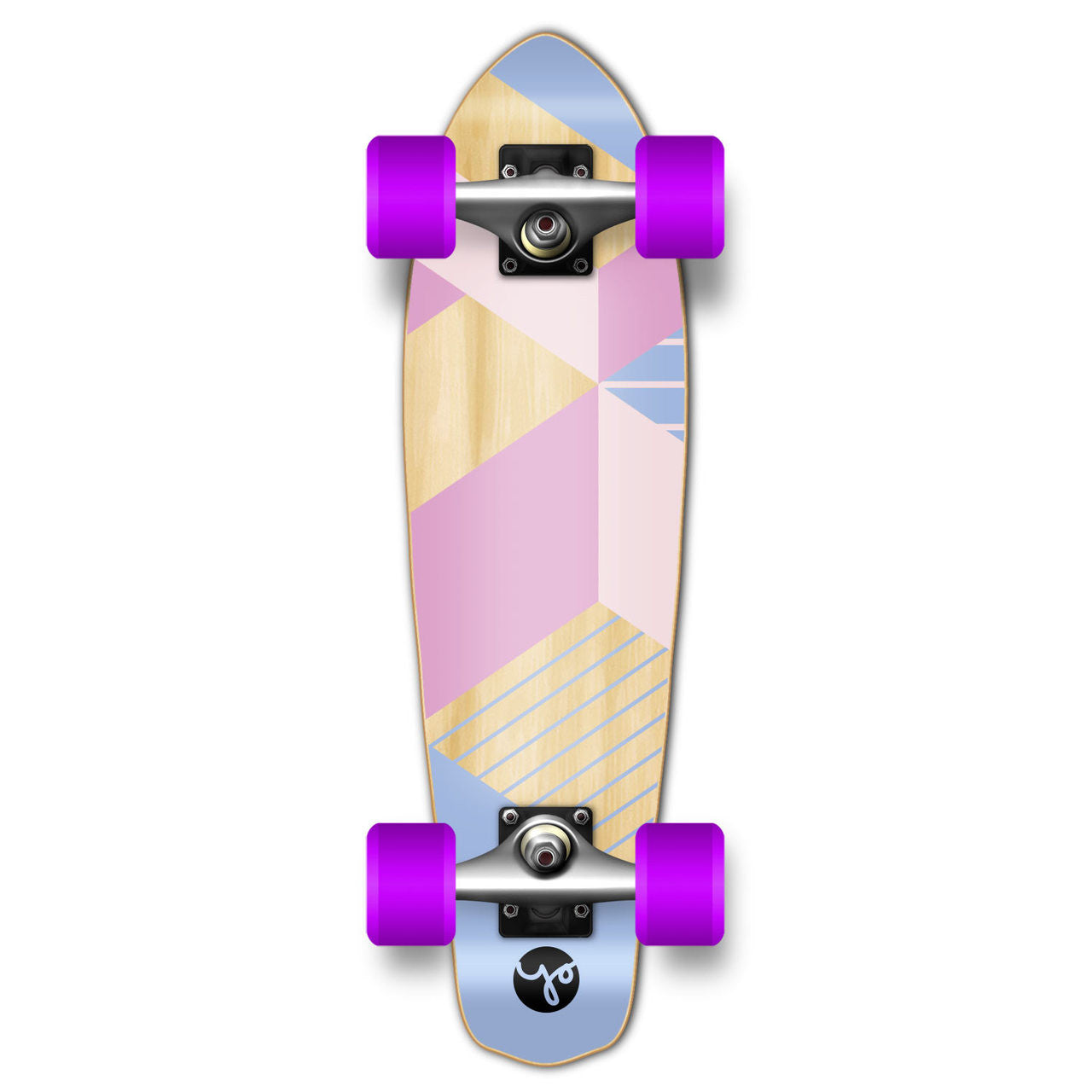 Yocaher Micro Cruiser Complete - Geometric Series - Purple