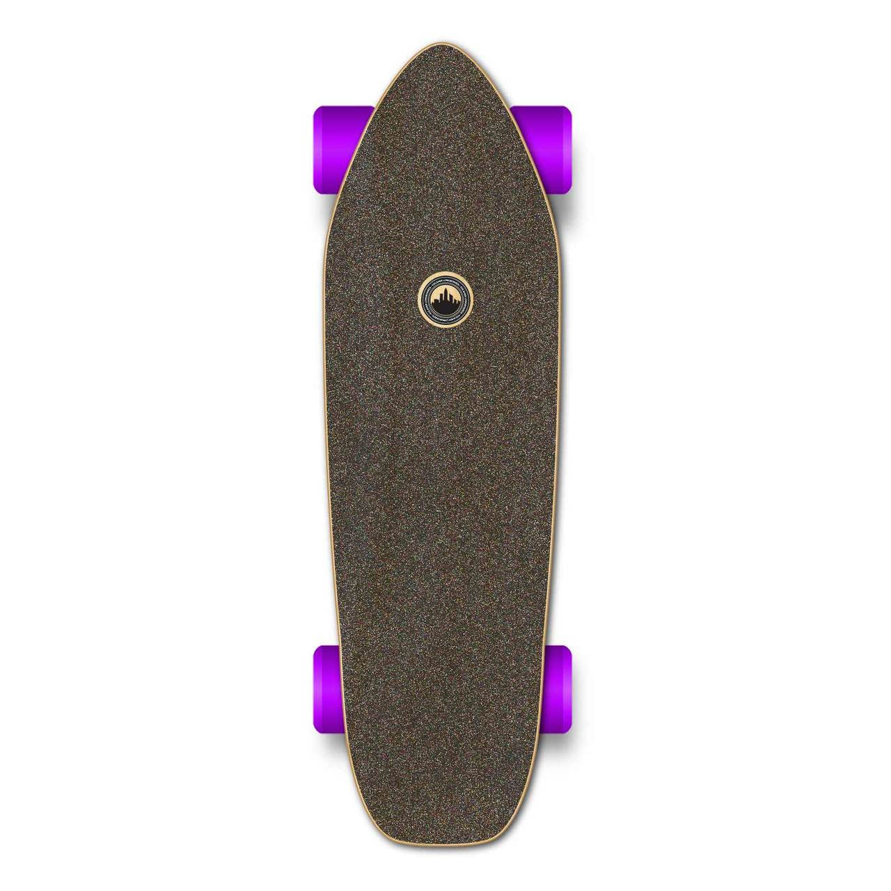 Yocaher Mini Cruiser Complete- Geometric Series - Purple