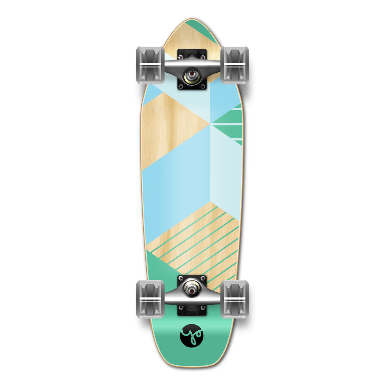 Yocaher Mini Cruiser Complete- Geometric Series - Green